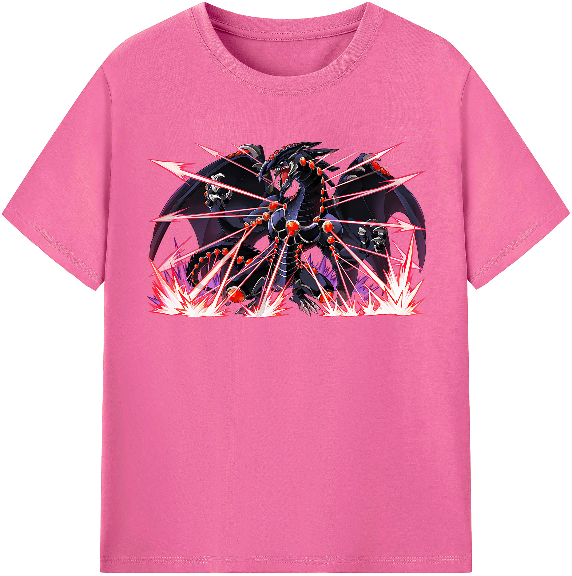 （画像用） 遊☆戯☆王 Yu-Gi-Oh! レディースカジュアルプリントTシャツ（綿100％）